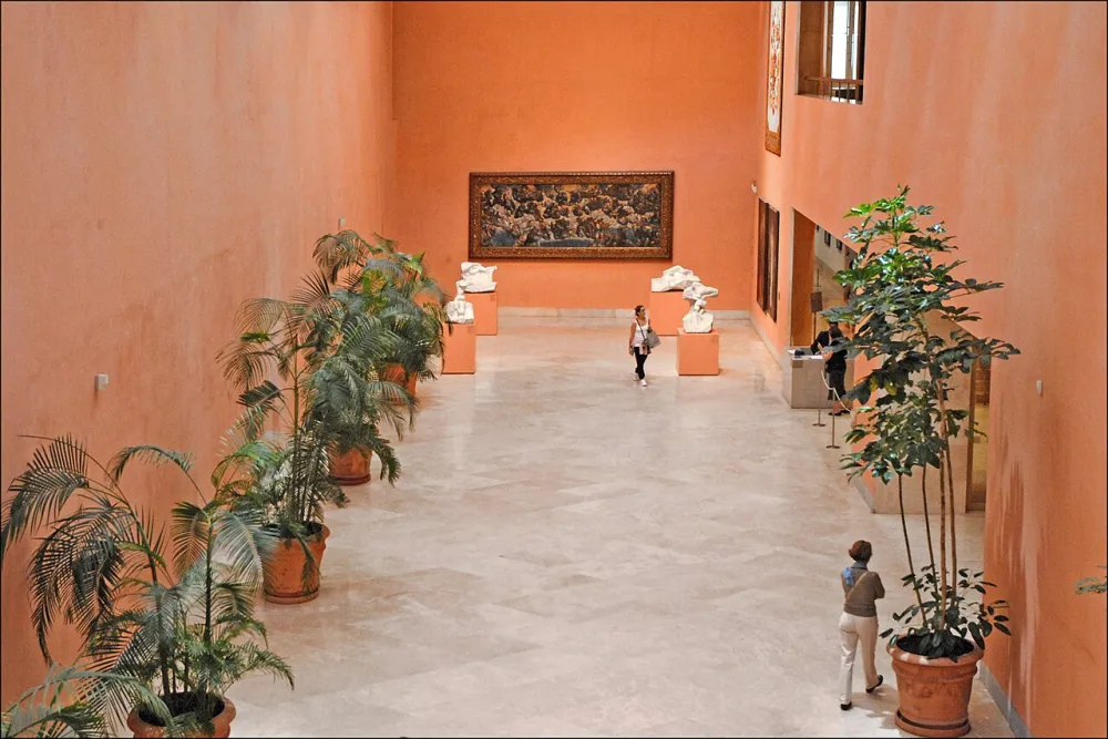 Entorno del Museo Thyssen-Bornemisza en Madrid